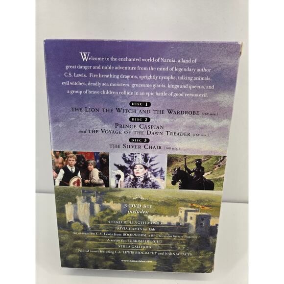 The Chronicles Of Narnia C.S. Lewis BBC DVD Box Set - Picture 2 of 3
